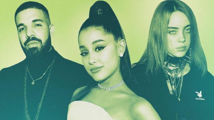 Ariana Grande, Drake e Post Malone são os artistas que mais ganham com streaming - 1