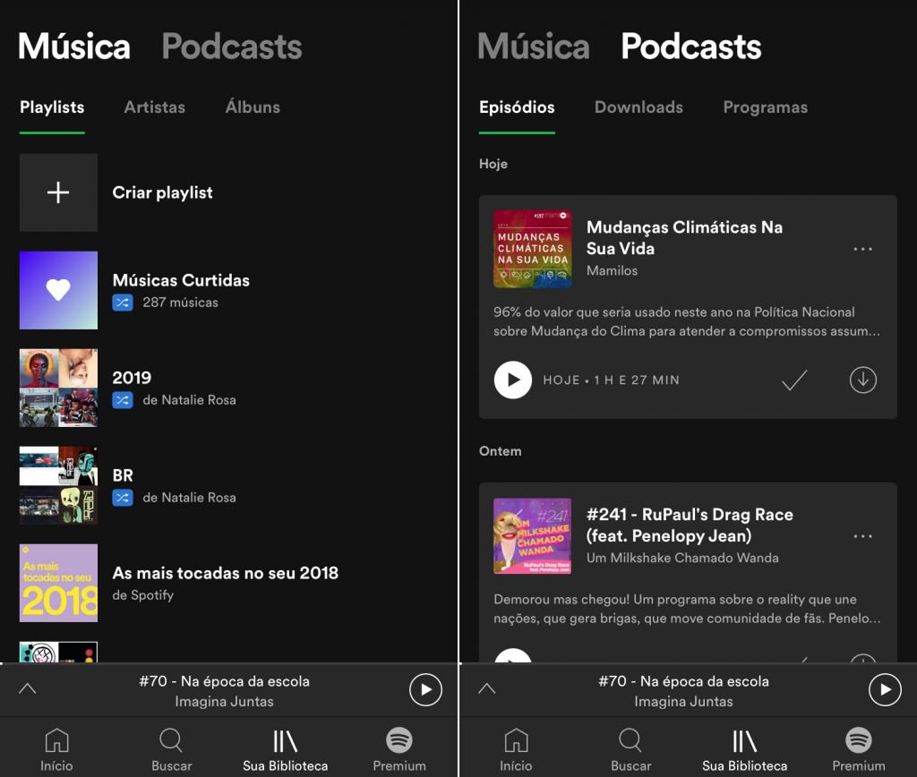 Spotify altera layout do aplicativo para dar destaque a Podcasts - 2