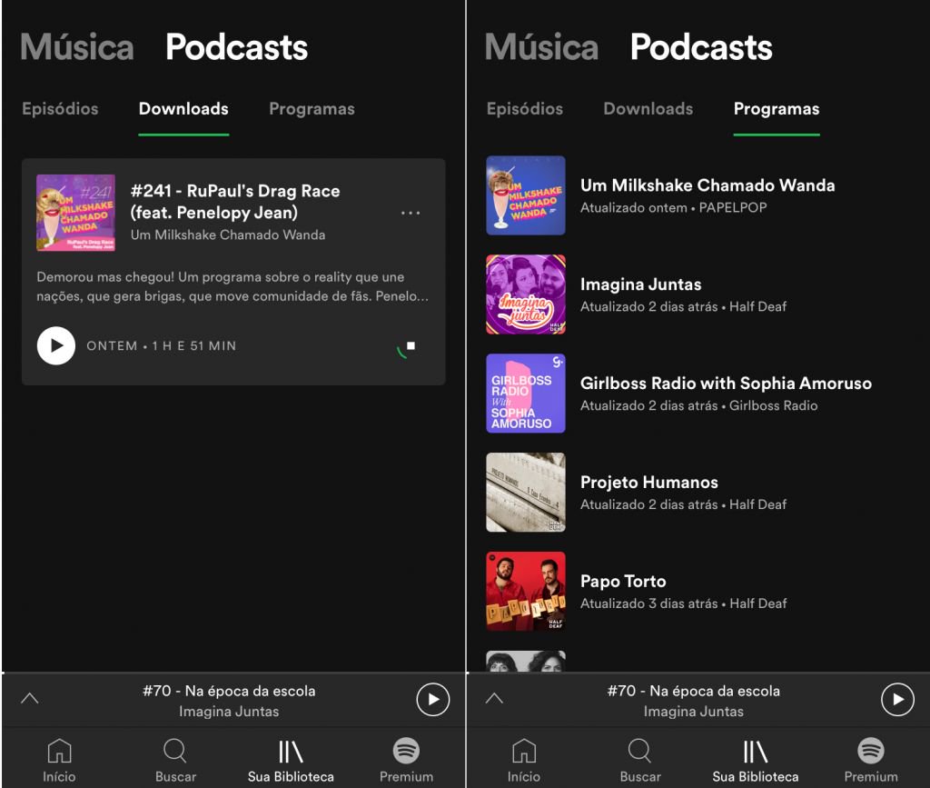 Spotify altera layout do aplicativo para dar destaque a Podcasts - 3