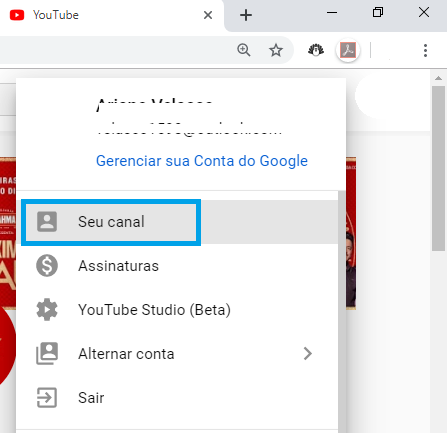 Como fazer uma capa para o seu canal do YouTube - 2