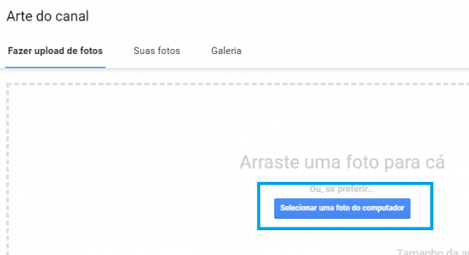 Como fazer uma capa para o seu canal do YouTube - 5