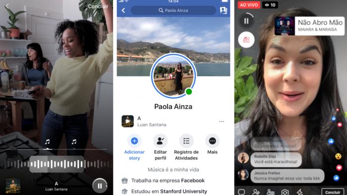 Facebook e Instagram ganham recursos musicais no Brasil - 1