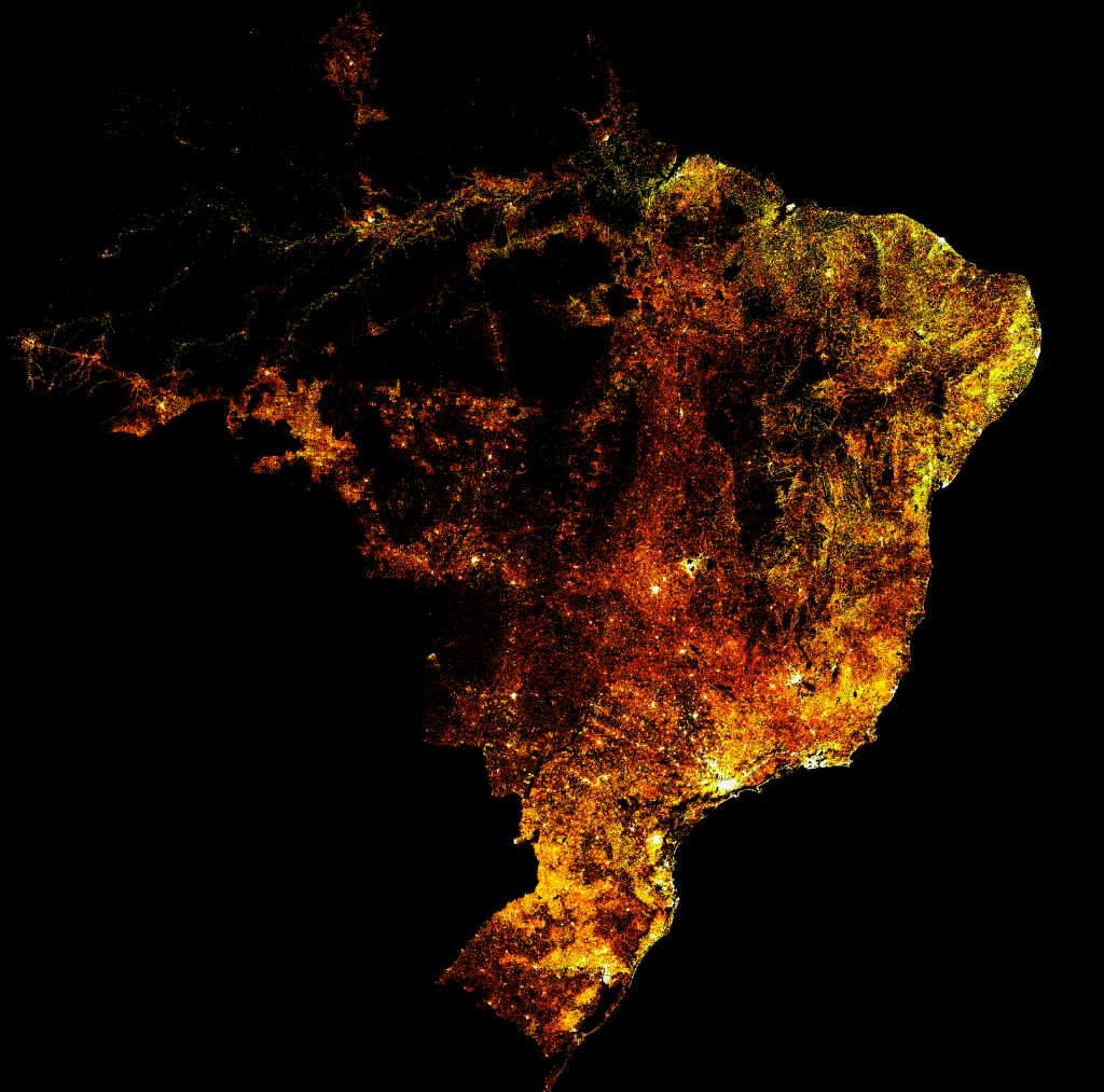 Facebook lança mapas de densidade populacional do Brasil para combate a doenças - 2