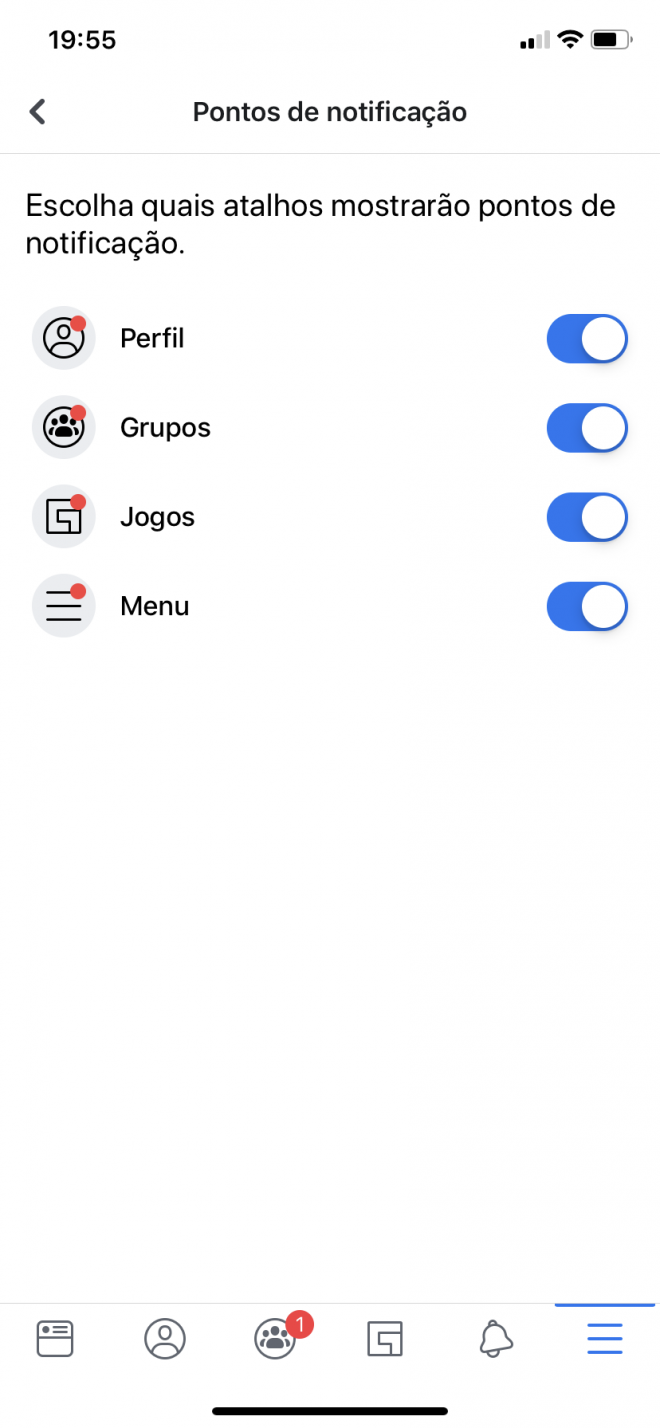 Facebook testa função que permite controlar os pontos vermelhos de notificação - 2