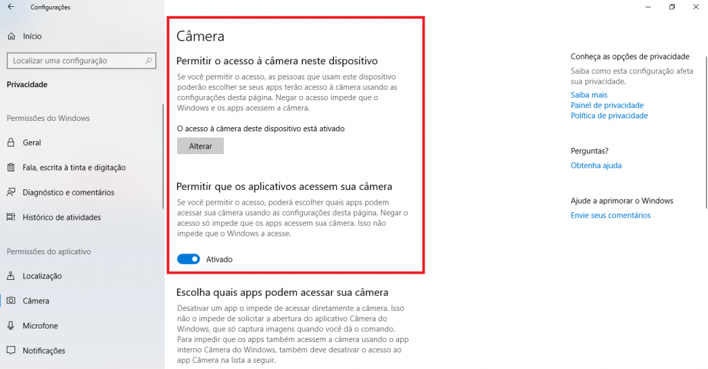 Por que minha webcam não quer funcionar no Windows 10? - 5