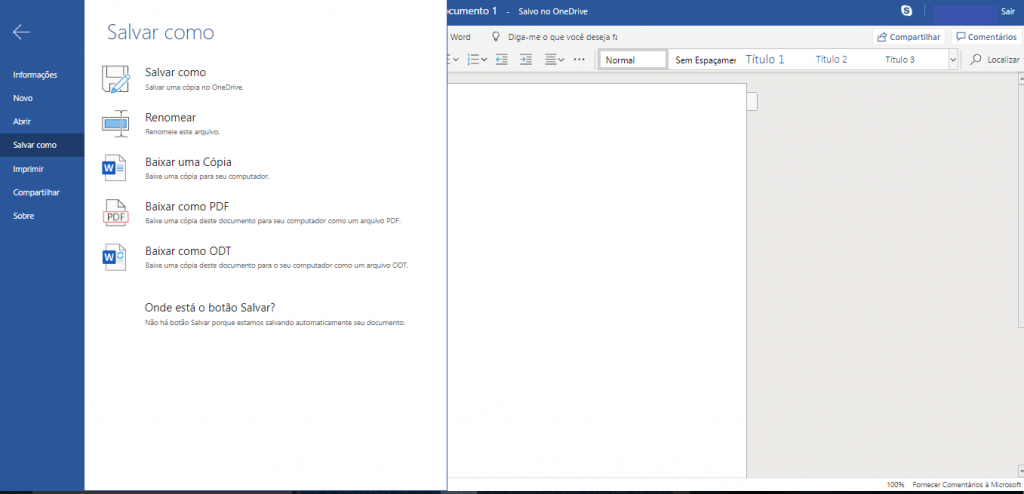 Word online: é possível criar documentos mesmo sem ter o Office instalado - 4