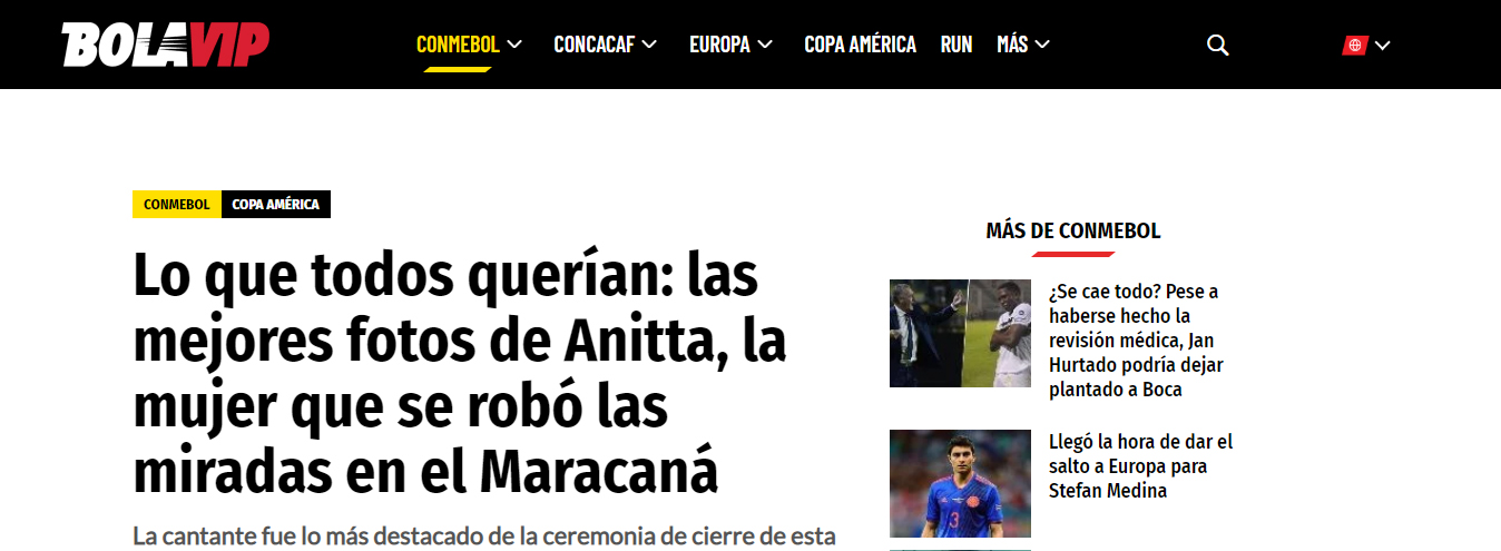 Anitta e Pedro Capó são criticados por fazerem playback na final da Copa América - 7