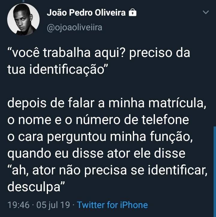 Ator de Malhação afirma ter sofrido racismo na portaria da Globo - 2