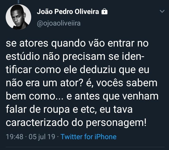 Ator de Malhação afirma ter sofrido racismo na portaria da Globo - 3
