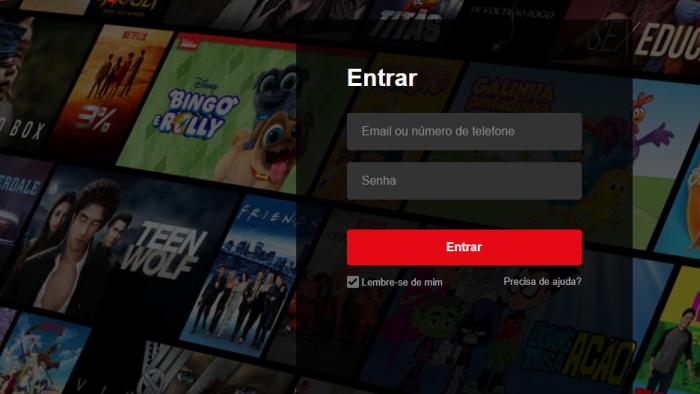 Como apagar o histórico da sua conta na Netflix - 1