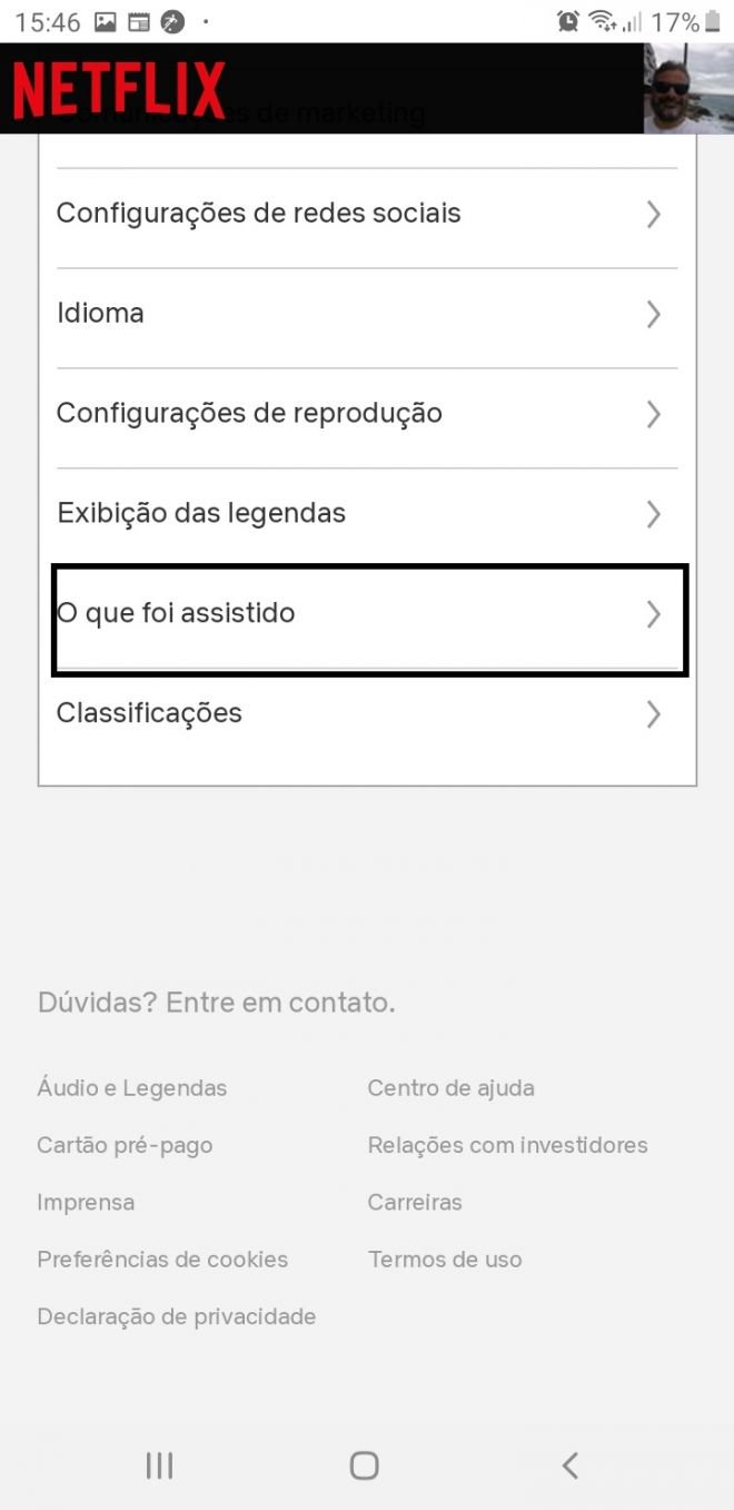 Como apagar o histórico da sua conta na Netflix - 4