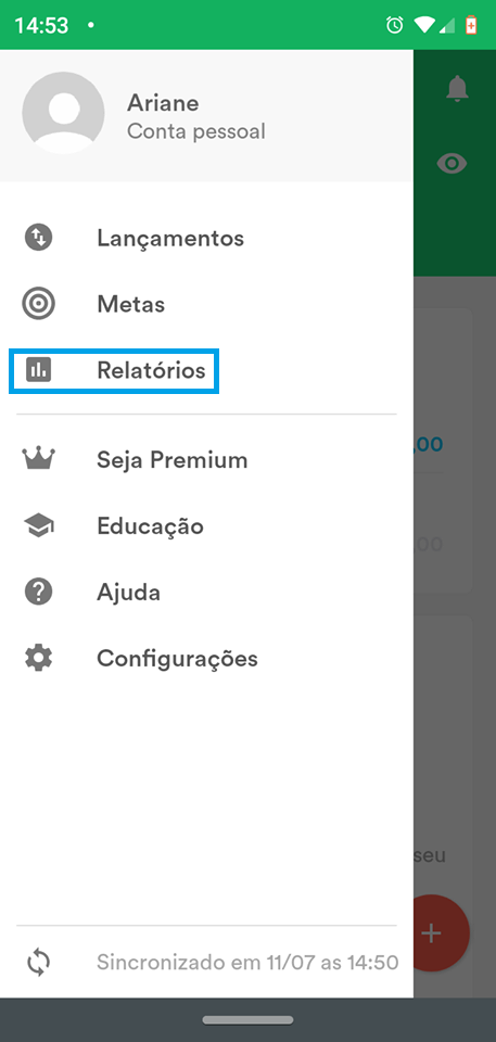 Como controlar seus gastos com o app Organizze - 5