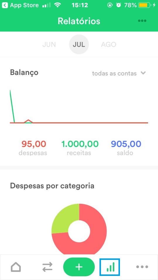 Como controlar seus gastos com o app Organizze - 9