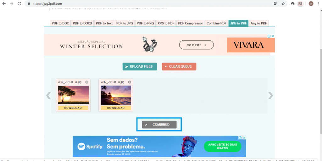 Como converter arquivos JPG para PDF sem fazer download algum - 5