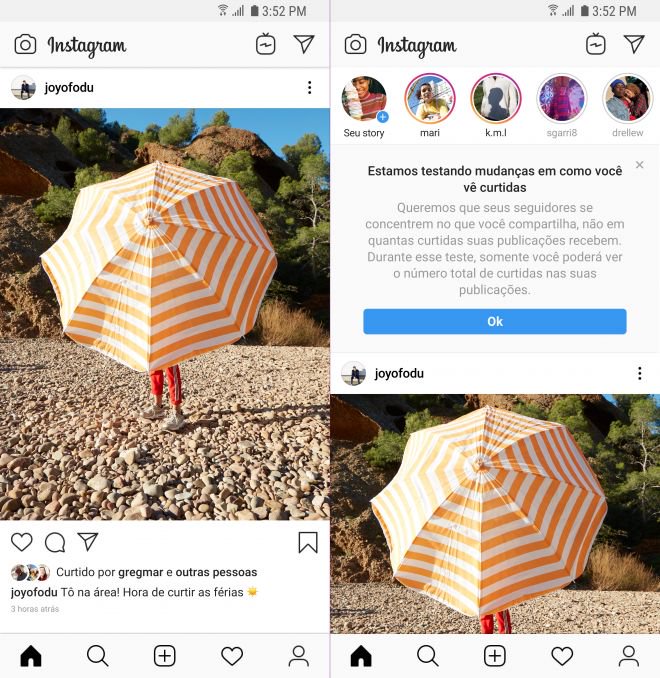 Instagram começa a esconder curtidas e visualizações no Brasil - 2