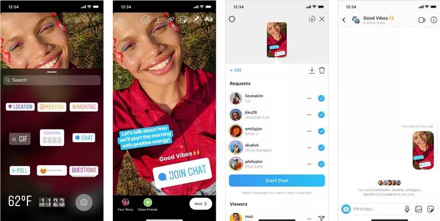 Instagram lança sticker que convida amigos para chat em grupo - 2