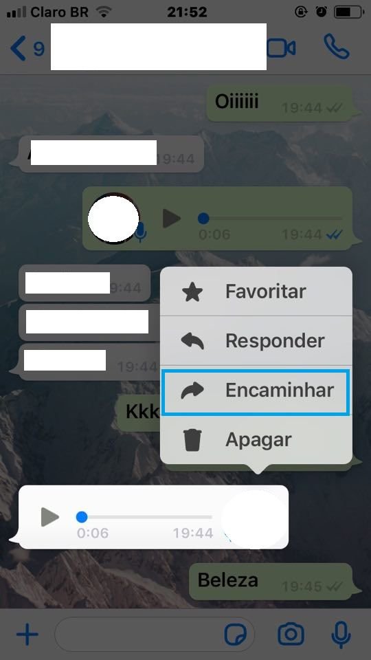 Saiba como reproduzir áudio no WhatsApp sem mostrar que ele foi ouvido - 4