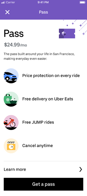 Uber testa modelo de assinatura mensal que inclui Eats, carros e patinetes - 2