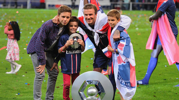 Brooklyn Beckham,Romeo Beckham,Cruz Beckham,David Beckham