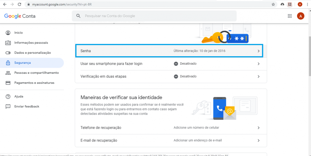 Como mudar a senha do Gmail de maneira simples - 3