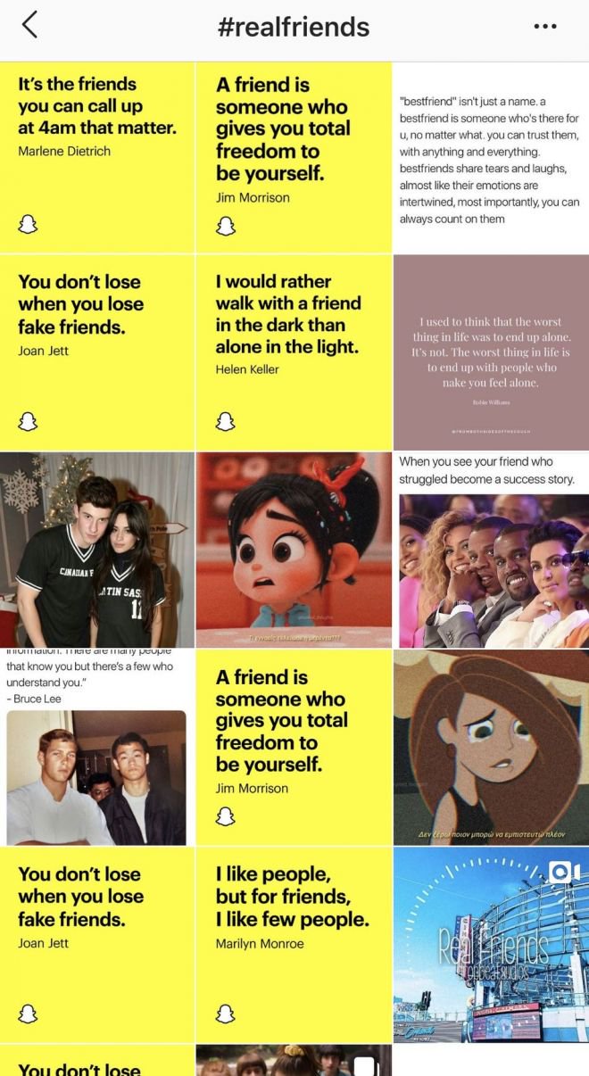 Em campanha publicitária, Snapchat zomba Instagram sobre “amigos reais” - 2