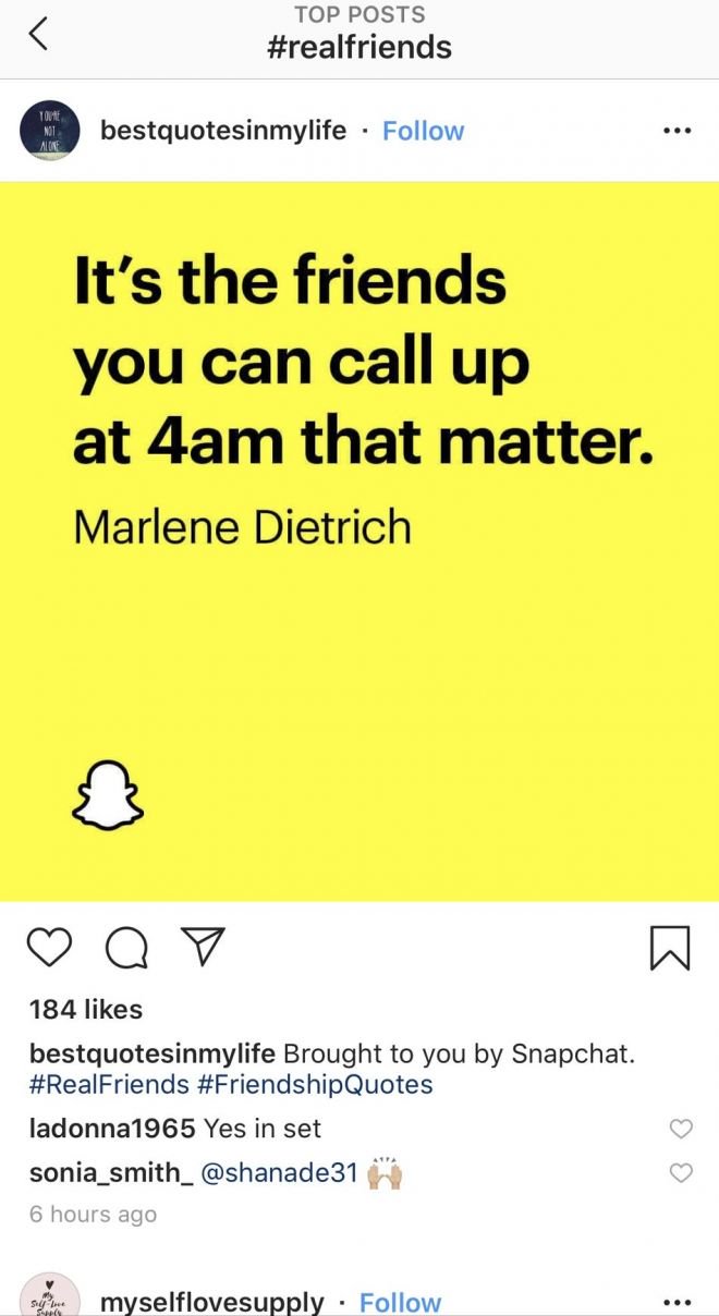 Em campanha publicitária, Snapchat zomba Instagram sobre “amigos reais” - 3