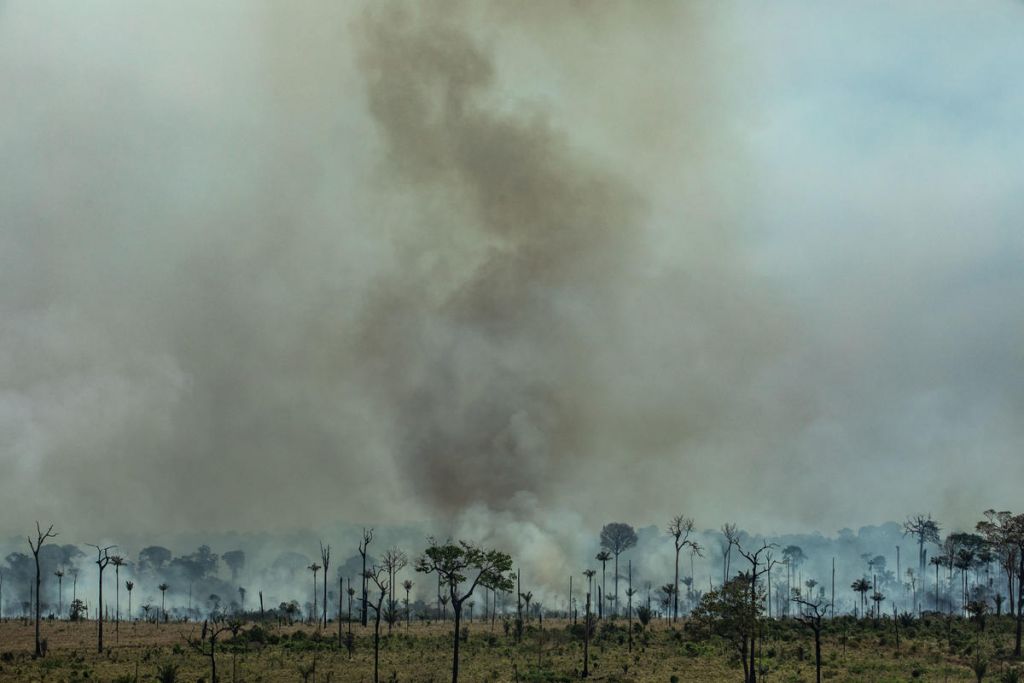 NASA mostra distribuição de monóxido de carbono com queimadas no Brasil - 3