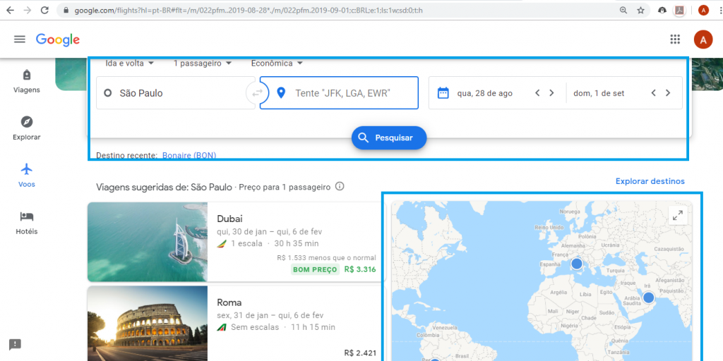 Saiba como achar passagens aéreas baratas no Google Flights - 4