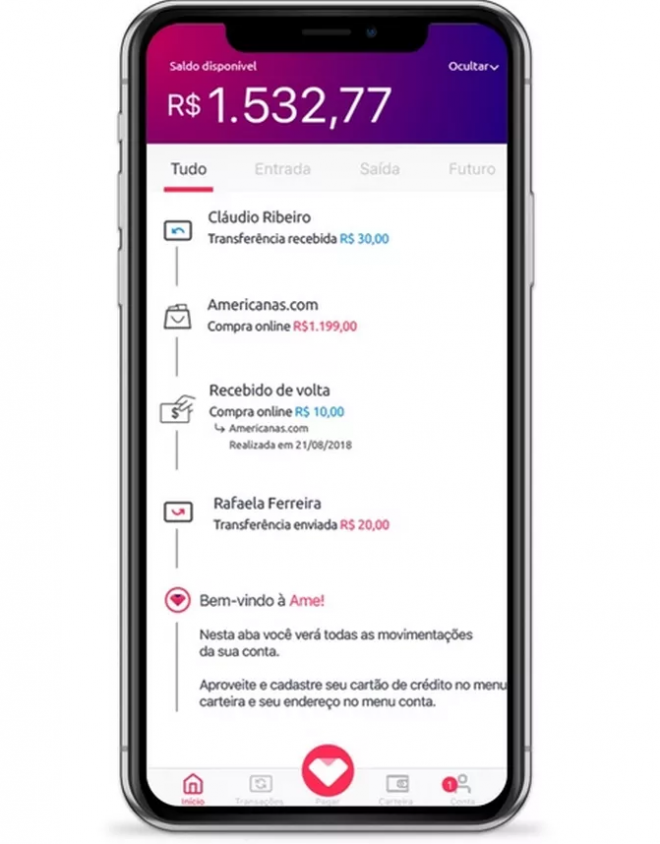 Ame Digital: conheça o aplicativo que permite pagar suas contas com cashback - 4