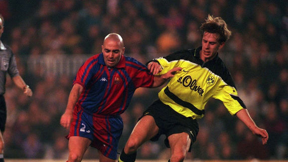 FUSSBALL: SUPER CUP 97/98 FC BARCELONA