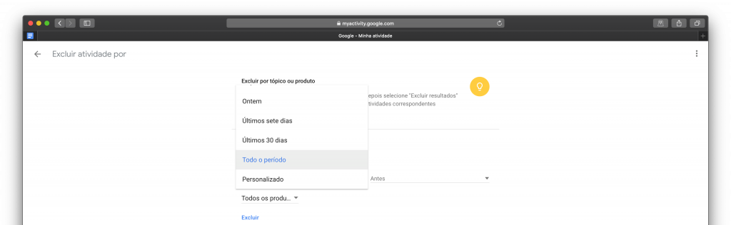 Como apagar seu histórico de pesquisa do Google no celular e no PC - 3