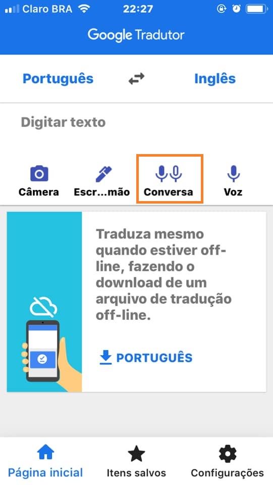 Como traduzir conversas usando o Google Tradutor com voz - 6