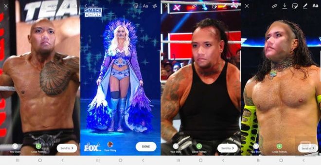 Filtros do Facebook e do Instragram transformam usuários em lutadores da WWE - 2