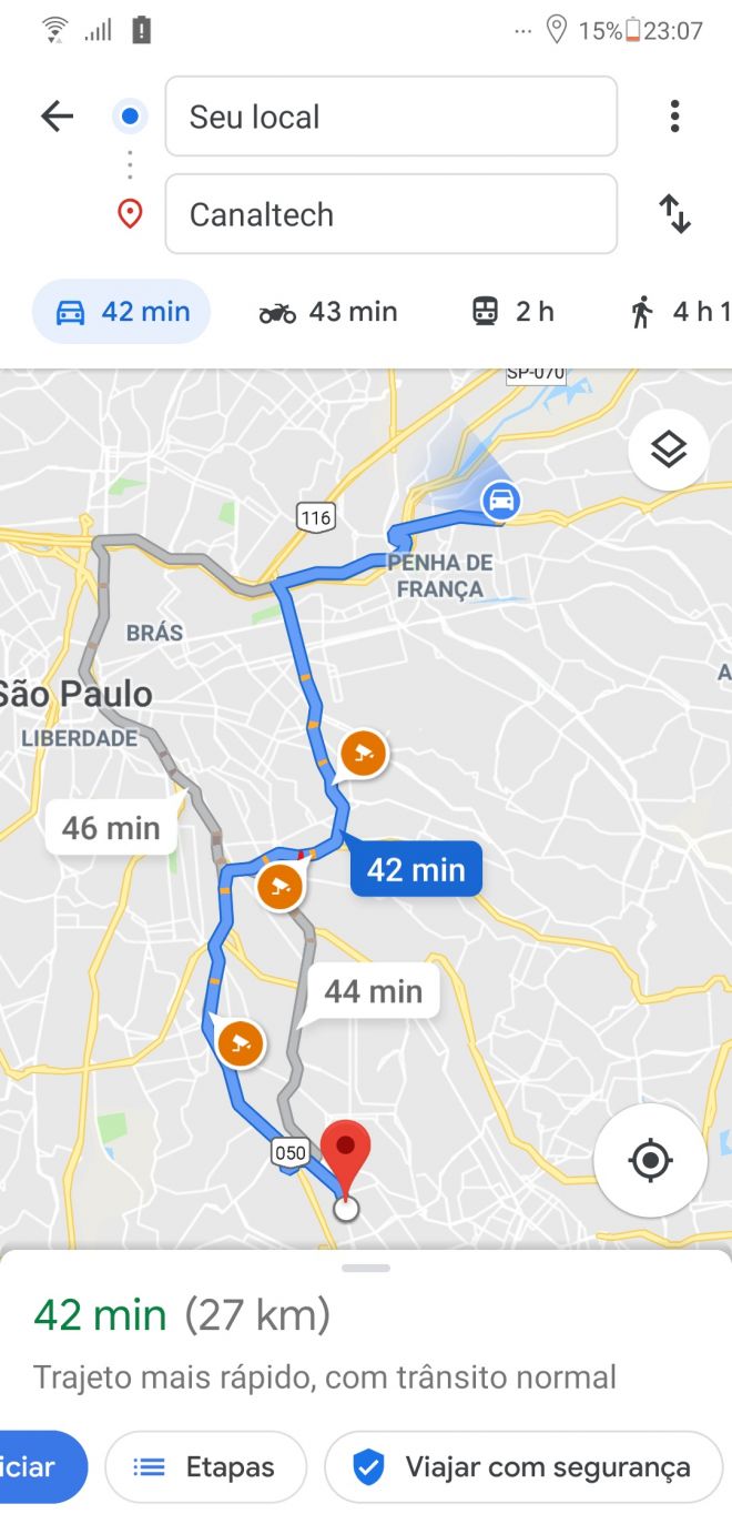 Google Maps inaugura navegação para motos e funções de segurança de trajeto - 5