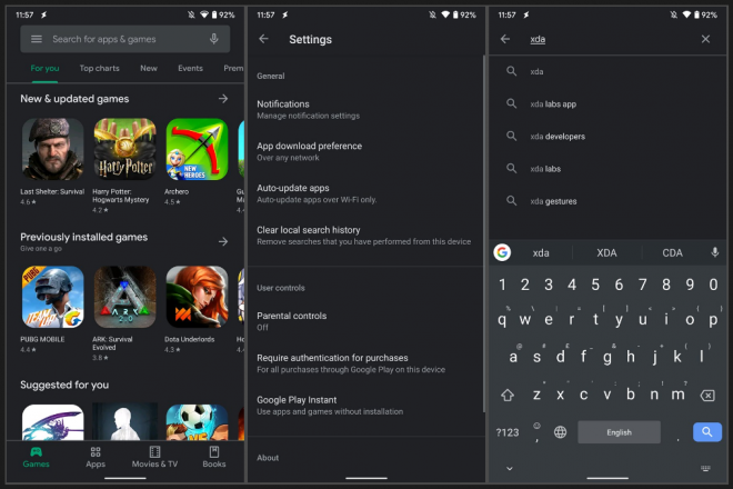 Google Play Store ganha modo escuro no Android 10 - 2