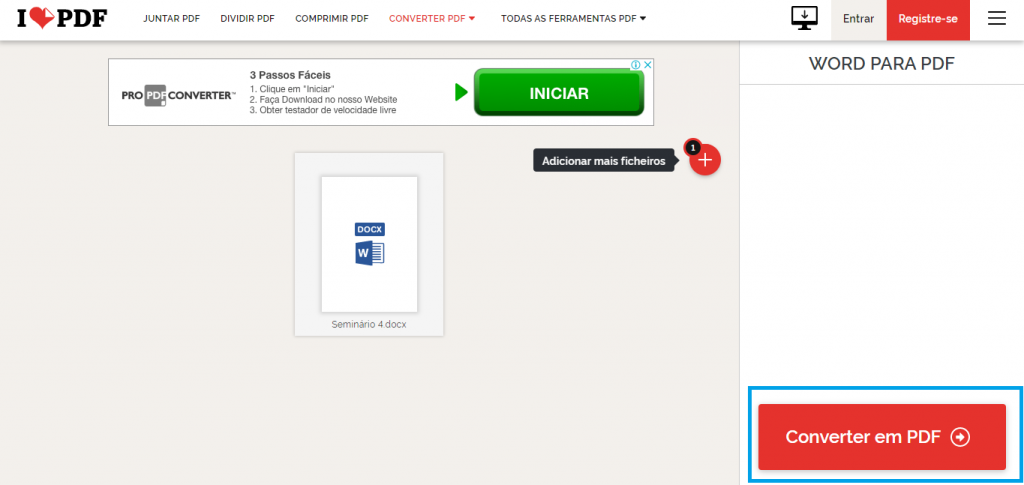 iLovePDF: conheça o site que permite converter seu PDF para vários arquivos - 4