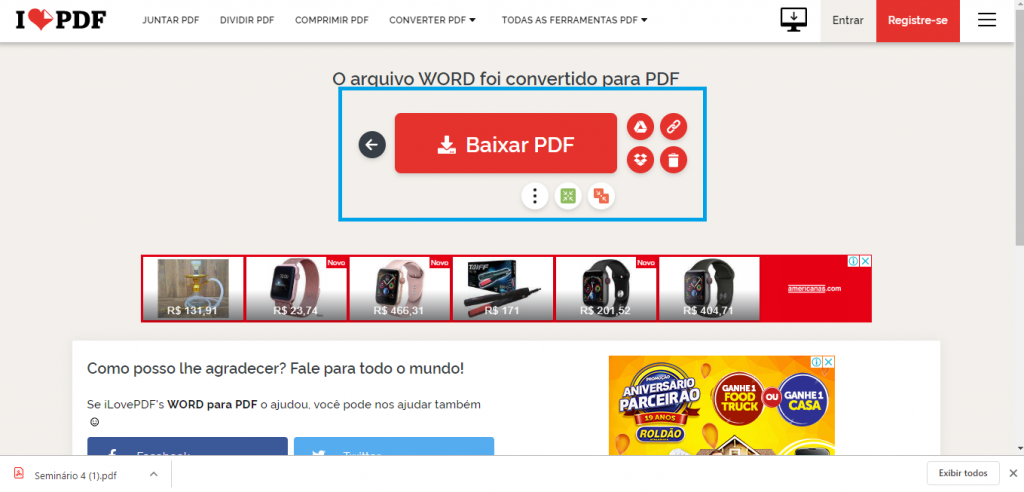 iLovePDF: conheça o site que permite converter seu PDF para vários arquivos - 5