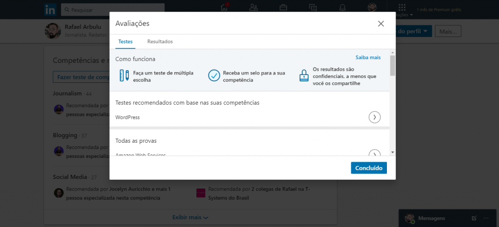 LinkedIn está testando função que permite avaliar capacidades do profissional - 3