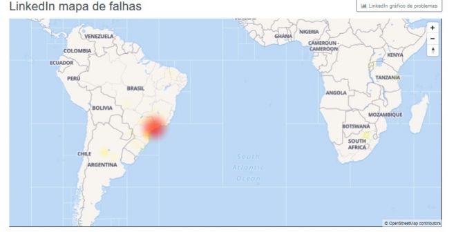 LinkedIn passa por instabilidade na manhã desta quinta-feira (19) - 2