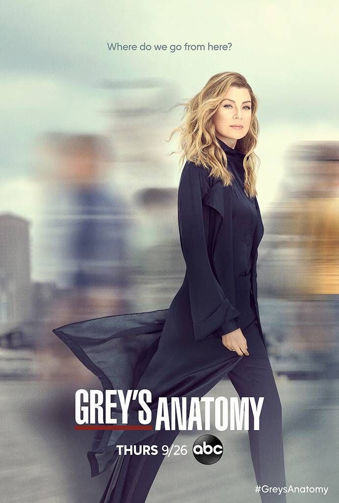 Meredith não sabe para onde ir em pôster da 16ª temporada de Grey’s Anatomy - 1