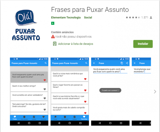 Não sabe como puxar assunto nas redes? Confira alguns apps que podem ajudar - 5