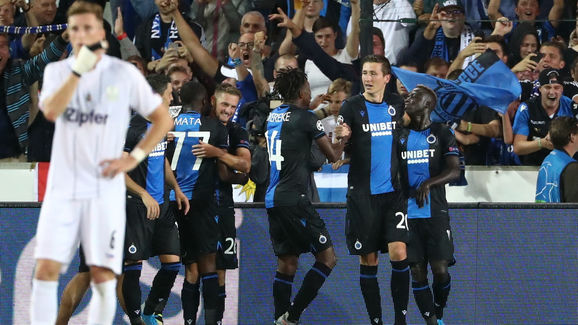 Club Brugge vs LASK Linz - UEFA Champions League Play Off