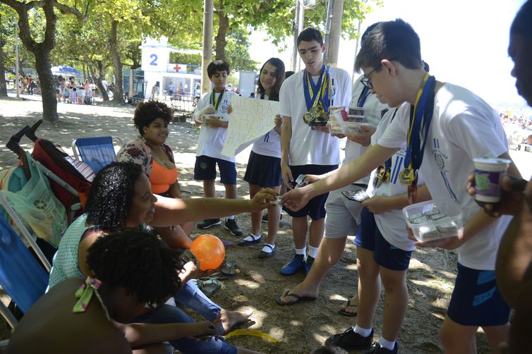  Alunos do Colégio Pedro II - Campus Centro, que foram selecionados para integrar a delegaçao do Brasil para o WMTV 2019 - Word Mathematics Team Championship.