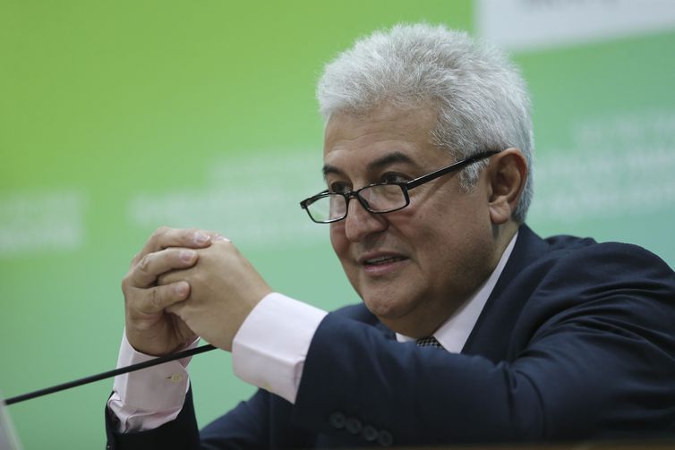 O ministro da Ciência, Tecnologia, Inovações e Comunicações, Marcos Pontes, toma café da manhã com jornalistas e anuncia o incicio da 16ª Semana Nacional de Ciência e Tecnologia (SNCT)