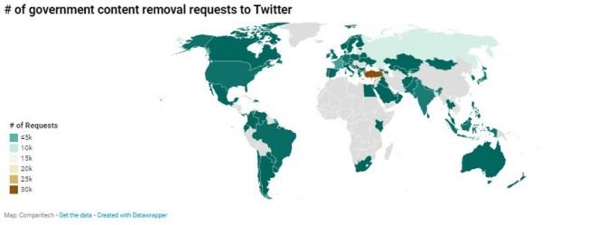 Brasil aparece como um dos dez países que mais censura a internet no mundo - 5