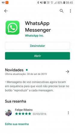 Cadê? WhatsApp desaparece da Google Play Store - 3