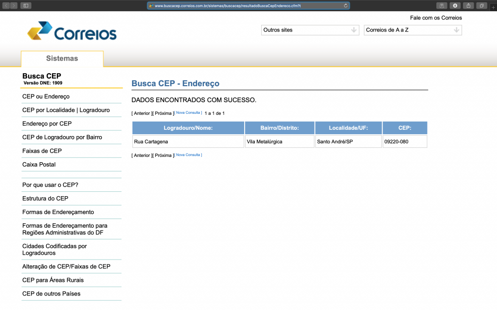 Como consultar um CEP no site dos Correios e no Google - 3