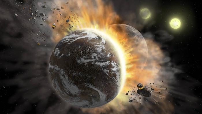 Dois exoplanetas colidem e deixam nuvem de poeira quente ao redor de estrelas - 1