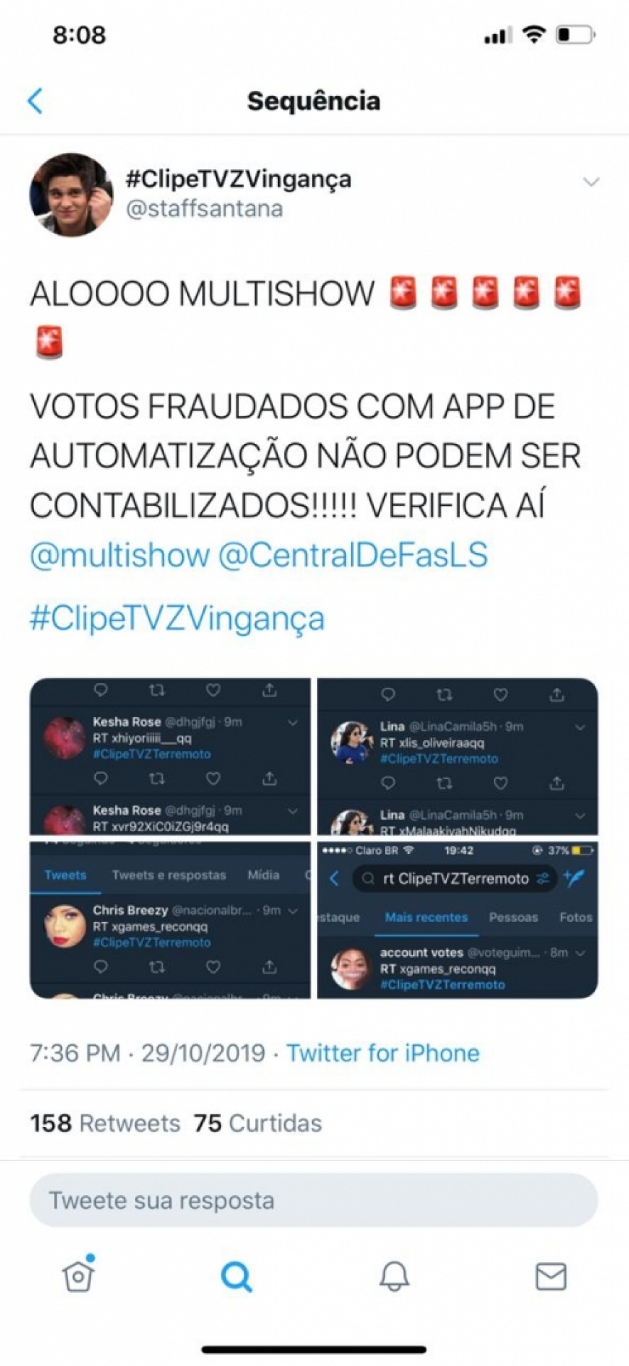 Fãs de Luan Santana acusam seguidores de Anitta de fraudarem votação do Prêmio Multishow - 1