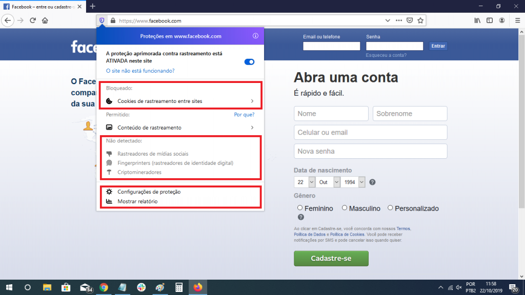 Firefox agora mostra como e quais sites tentam rastrear suas atividades online - 3